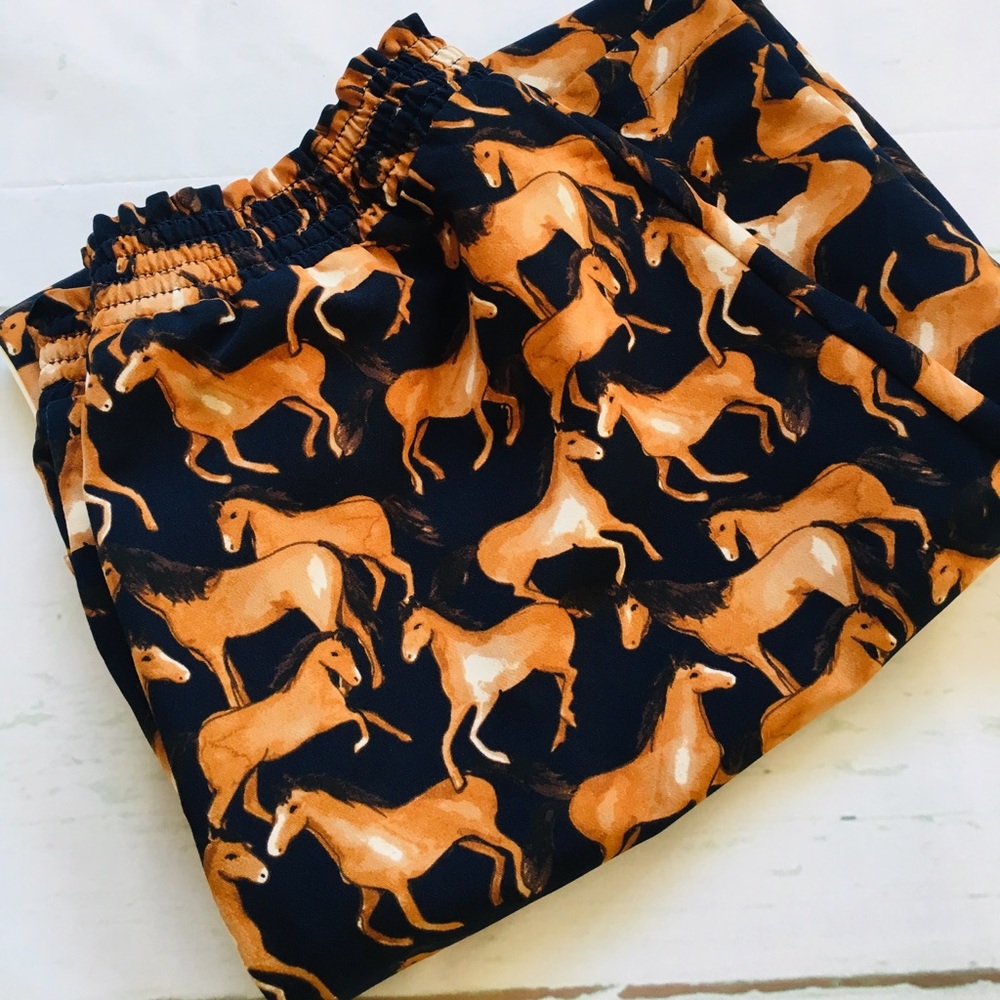 Asos Monki Graphic Horse Wide Leg Pant